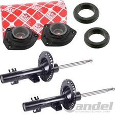 2x GAS STO&szlig;D&Auml;MPFER VORNE + FEBI DOMLAGER passend f&uuml;r MB CITAN RENAULT KANGOO KW0