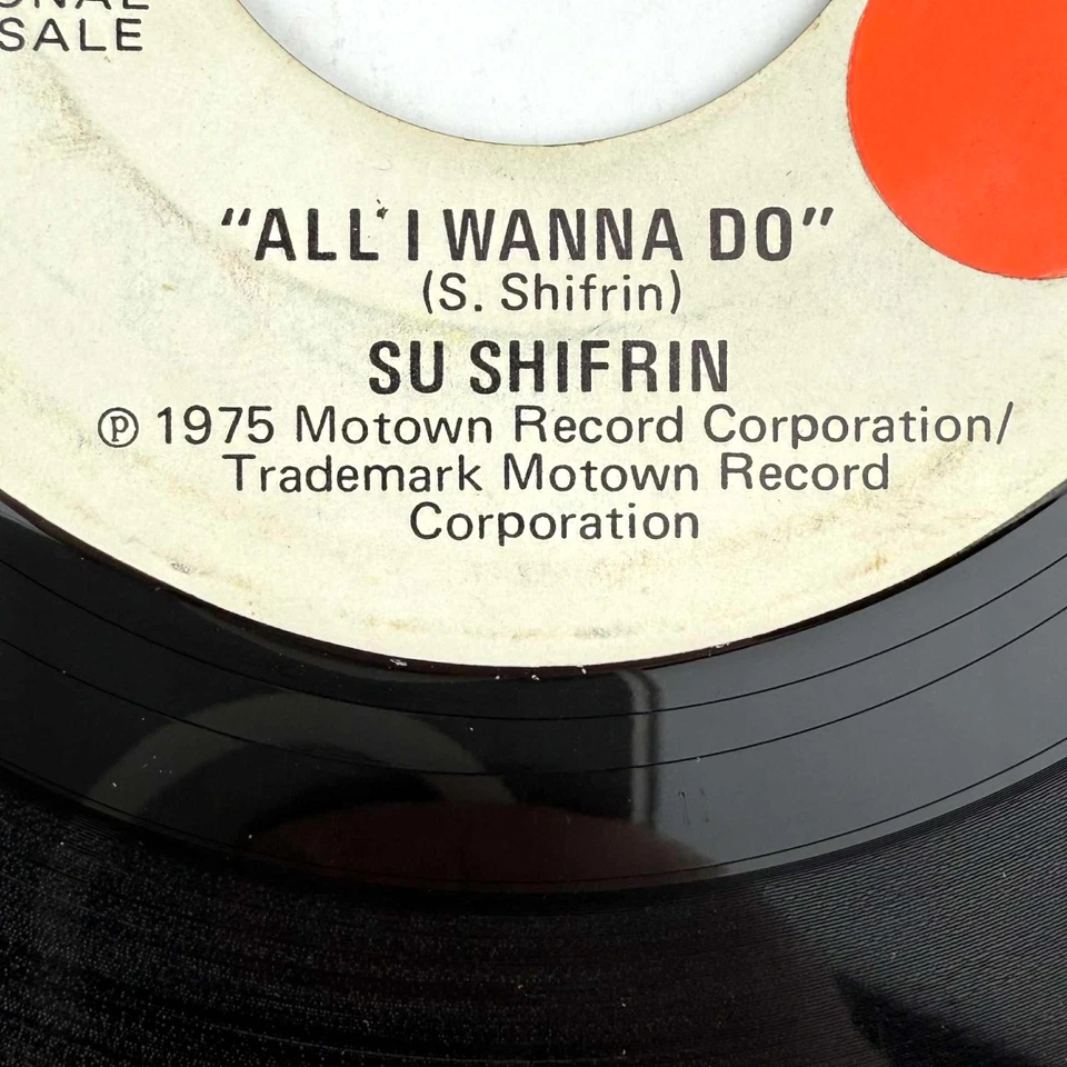 Su Shifrin All I Wanna Do White Label Promo 45 RPM 7" Single record Stereo Mono - Image 4 of 4