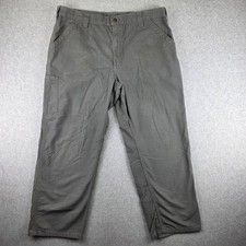 Carhartt B151 Pants Mens 40x30 Gray Original Dungaree Fit Canvas Carpenter Work