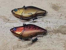 Air Viper RISE BACKER Rare Japanese Lures Lot Of 2 Vibe Baits