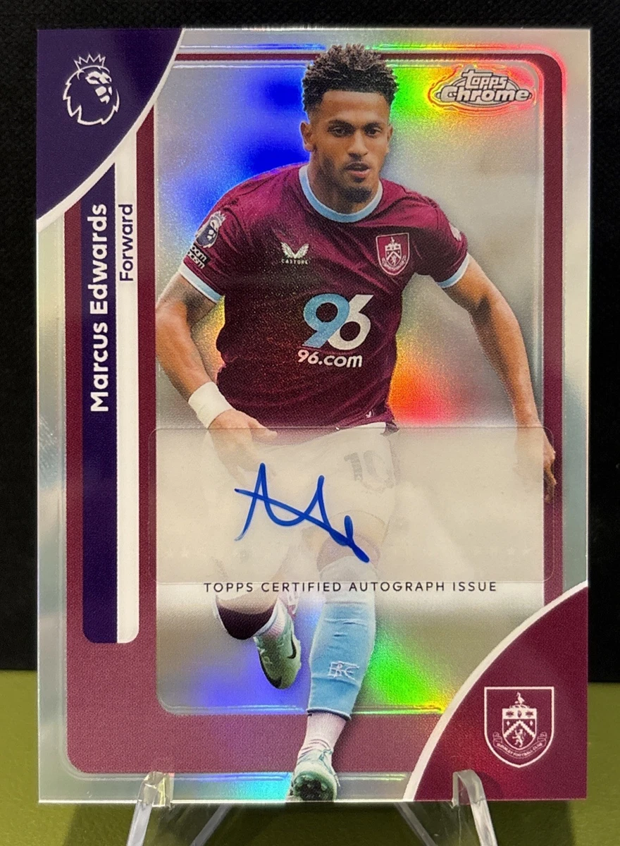 Soccer Burnley Autographed Sports Trading Cards & Accessories for
