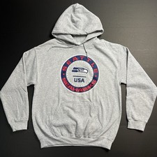 Seattle Seahawks NFL Team Apparel Pullover Hoodie Mens Size Medium NWOT