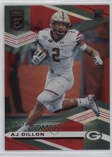 2020 Panini Donruss Elite Rookies Aspirations 10/98 AJ Dillon #145 0hn9