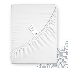 Mayfair Linen Fitted Sheet Twin Size - 100 Egyptian Cotton 500 Series Soulmate