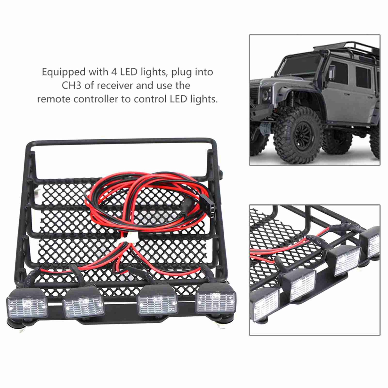 Rier For Axial Scx10 1/10 Rc Car