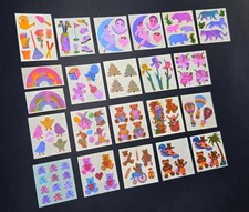   2  You Choose-Vintage 80's Sandylion Pearly stickers