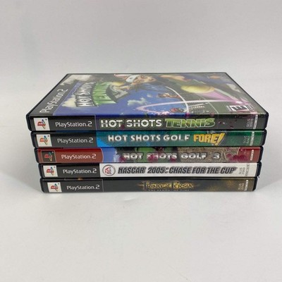 Lot of 5 Sony PlayStation 2 PS2 Games Hot Shot Golf Tennis Nascar PrinceOfPersia