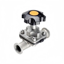 KF40 Vacuum Diaphragm Valve 304 Stainless Steel Sanitary Quick Clamp