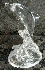 Scupture en cristal dauphin