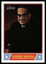 Thurgood Marshall 2025 Topps Heritage Notable Americans #NS-49 B42B13