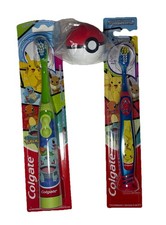 Colgate Kids Extra Soft Power and Manual Toothbrush with Cap Pok mon