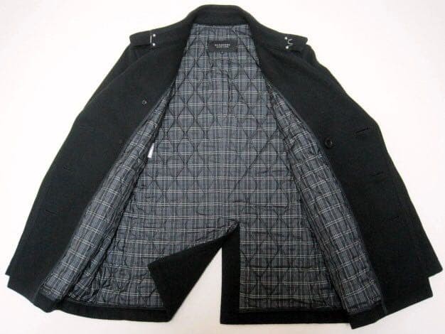 BURBERRY BLACK LABEL Peacoat Black Size M From Japan thumbnail 18