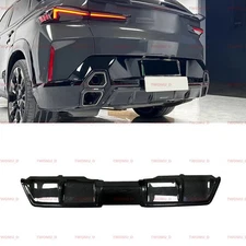 ✨Real Carbon Fiber Rear Bumper Diffuser Trim Spoiler For BMW XM G09 2023-2025