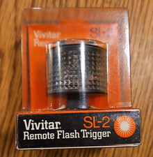Vivitar SL-2 Remote Flash Trigger Hot Shoe Flash-Activated Slave, 20-39m