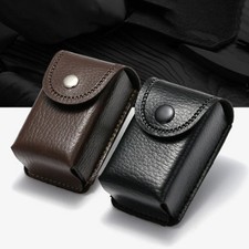 Portable Leather Folding Glasses Case Soft Eyeglass Protective Pouches