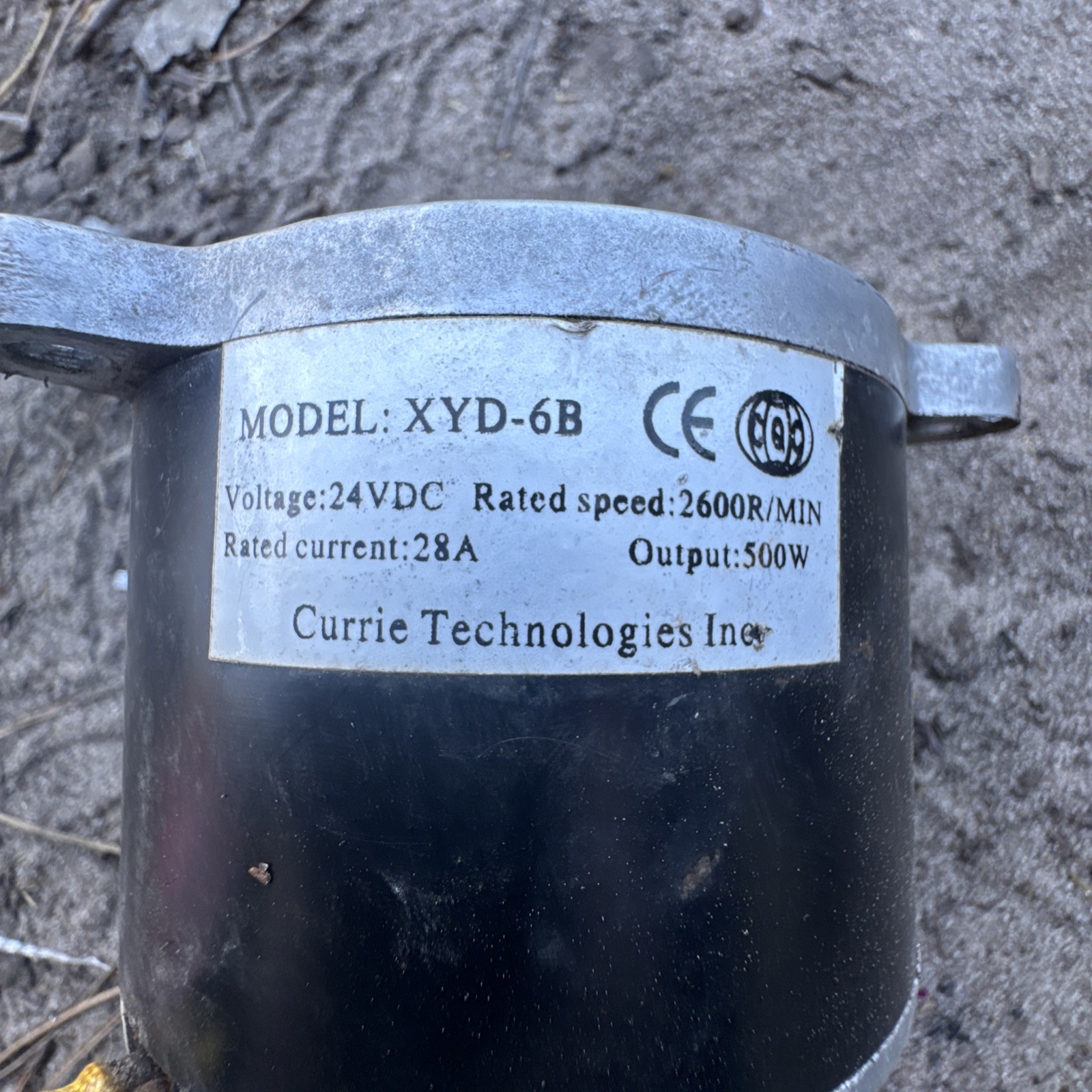 Currie 500w Electric Scooter Motor 24V XYD-6B 28a