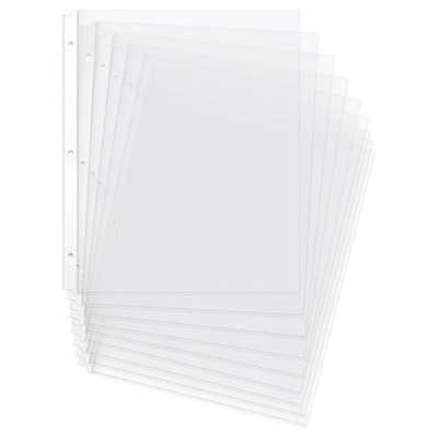 Amazon Basics Durable Clear Sheet Protectors for 3 Ring Protectors,