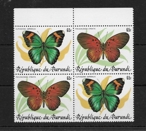 SMT, BURUNDI Papillons MI n° 1630/39 LOT DE 10 PAR PAIRES. LUXE 340€++++MNH - Photo 3/3