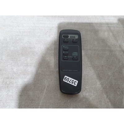 Schwarze Fernbedienung kabellos Handgerät Infrarot batteriebetrieben für CD-Player