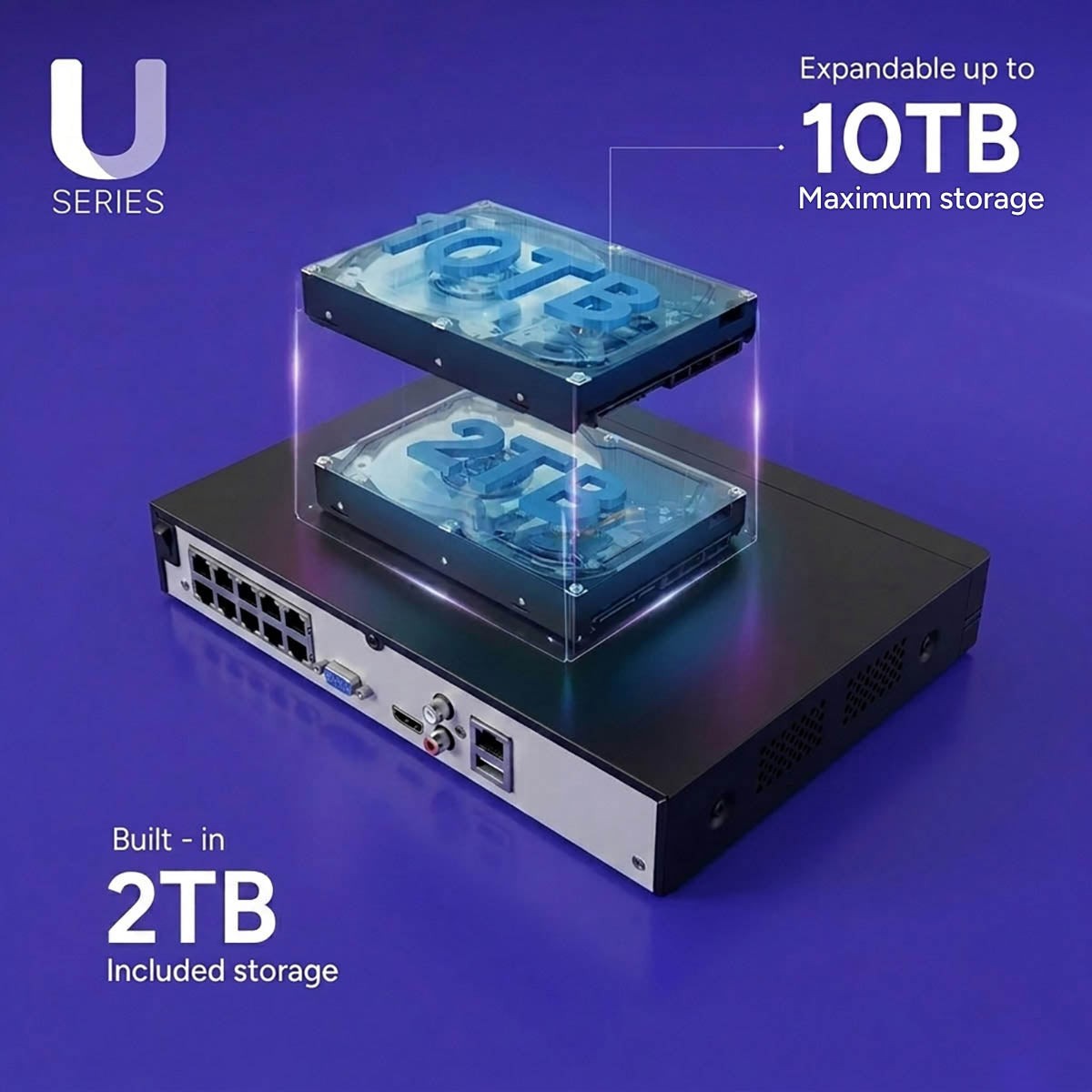 Lorex Select U-Series Security System | 4K 8CH 2TB NVR + 8pcs U3 2K+ IP ...