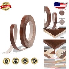 Cherry Wood Edge Banding 3/4"x100ft - PVC Veneer Tape, 0.6mm Thick, Pre-glued