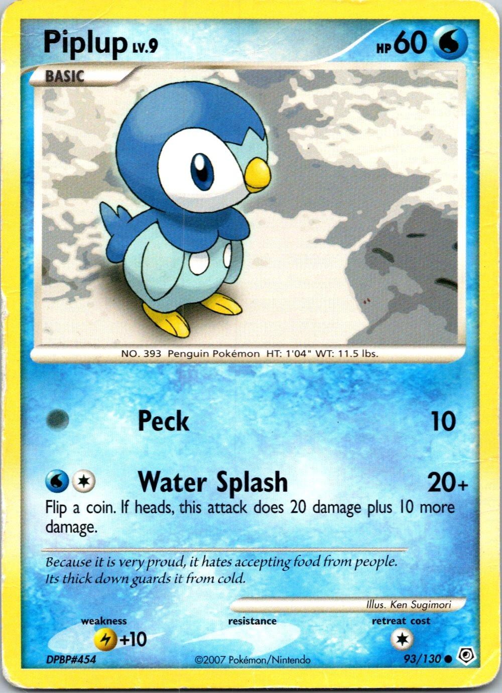 PIPLUP - 93/130 - DIAMOND & PEARL - - HP