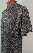 BEN HOGAN Golf s/s moisture WICKING, Sun protection POLO sz XL BLACK/PROVENCE