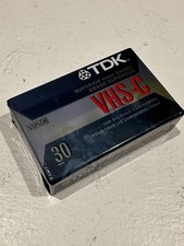 TDK VHS-C Camcorder Cassette Superior High Grade 30 Min Video Tape