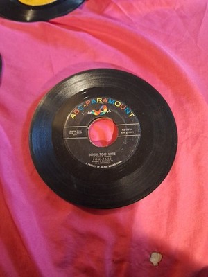 The Poni-Tails 45 rpm - Born Too Late/Come on Joey Dance with Me   NM   6