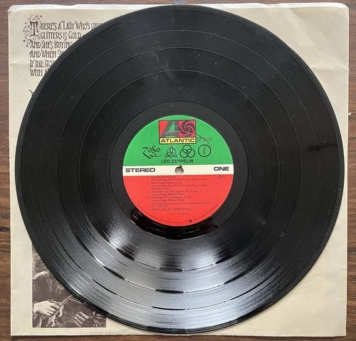 Led Zeppelin IV (untitled)  LP SD19129 Vinyl No Jacket Stairway To Heaven