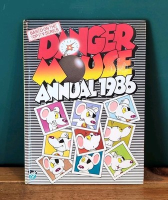 Dangermouse Annual 1986 Look-In ITV Cosgrove Hall Cult Cartoon Series