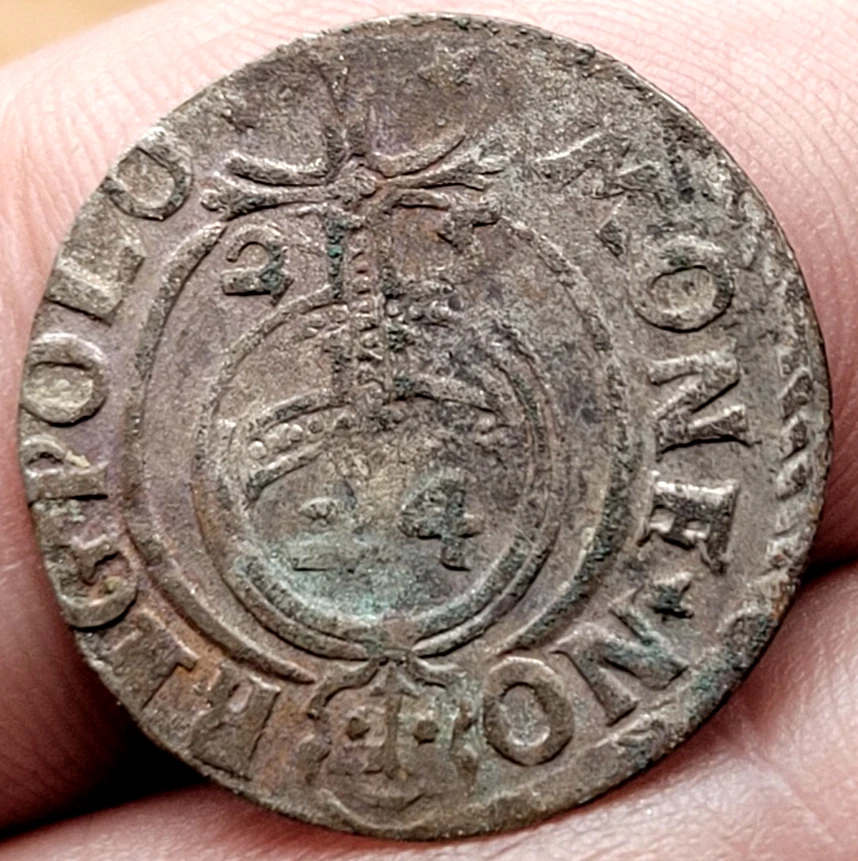 Moneda de plata de 3 polker Polonia 1625 SIGISMUNDO III Foto 3 de 3