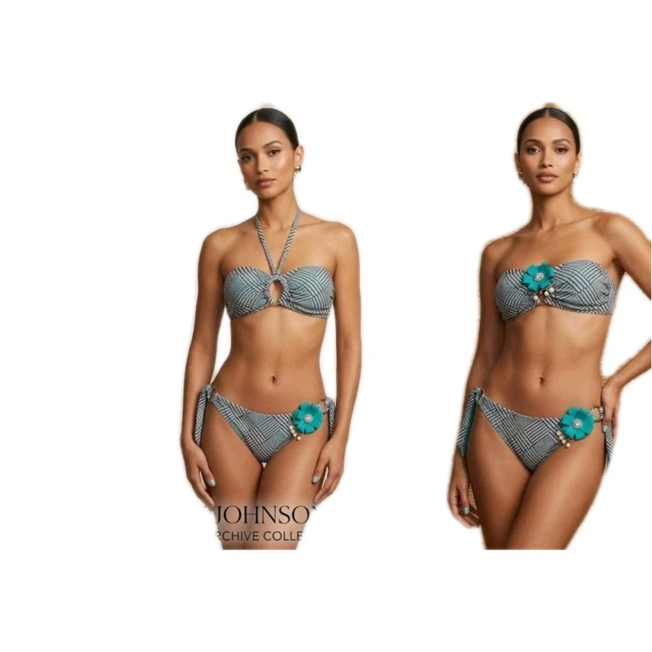 Betsey Johnson Blue Bikini Swimwear for Women for sale | eBay