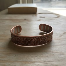 Pure Copper Magnetic Bracelet for Men Arthritis Carpal Tunnel Pain Relief Cuff