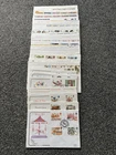 Job Lot of 48 UK GB First Day Covers & Covers FDC's 1981 - 1990 Lot #O79