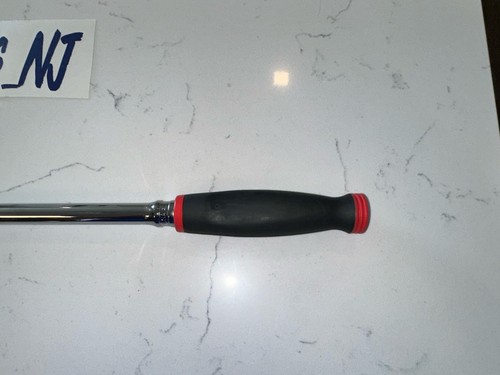 Snap On 3/8" Drive Soft Grip Extra-Long Mango Bloqueo Flex Head (ROJO) NUEVO - Imagen 10 de 11