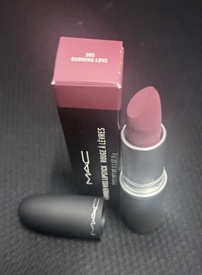 M A C 305 Burning Love BRAND NEW IN BOX Powder Kiss Lipstick RARE to Find
