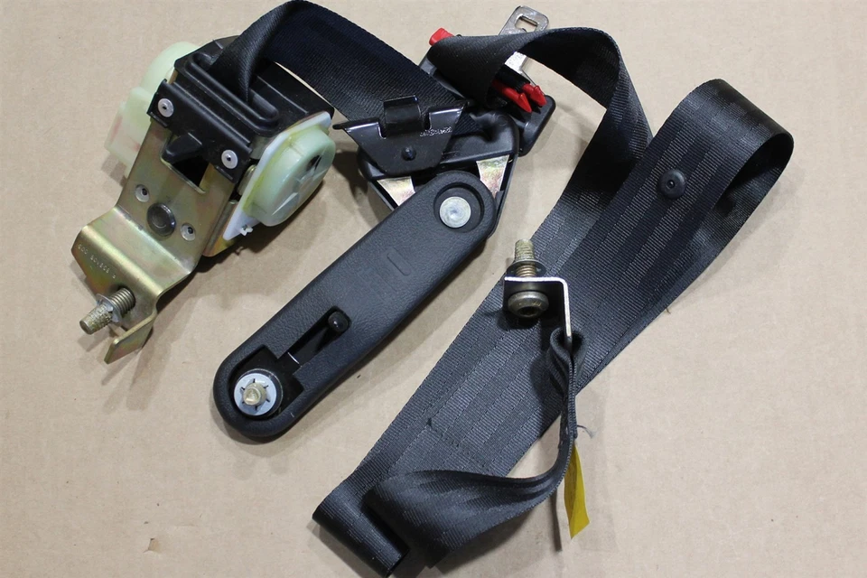 Retractor de cinturón de seguridad Ford Windstar Van 94-97 F68Z16611B68BB negro nuevo de fábrica OEM Foto 3 de 4