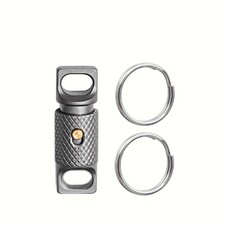 High - Grade Titanium 360  Rotating Keychain for Outdoor Use Fits Adventurers