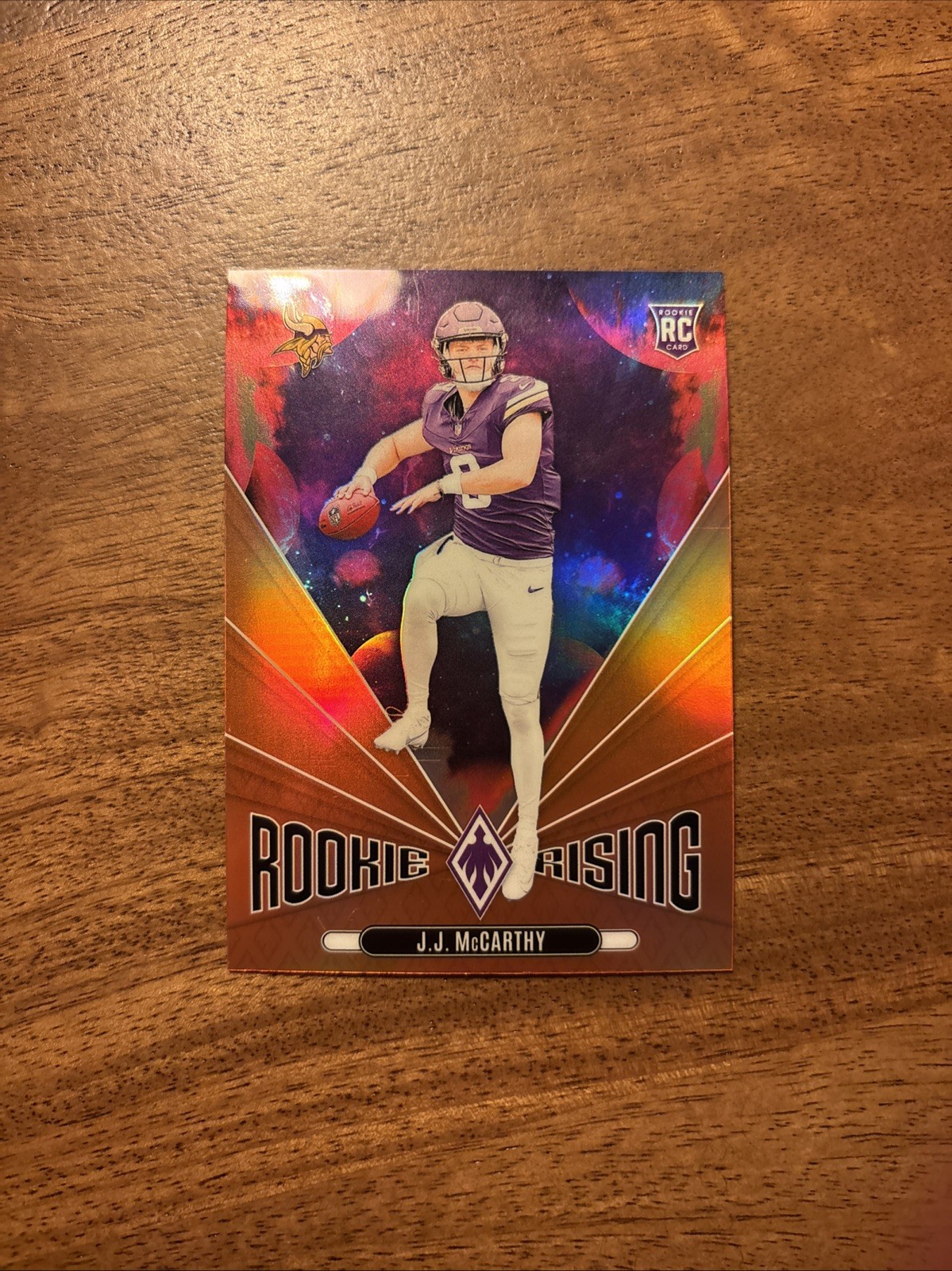 2024 Panini Phoenix Rookie Rising J.J. McCarthy #RR-JMY Orange (RC)