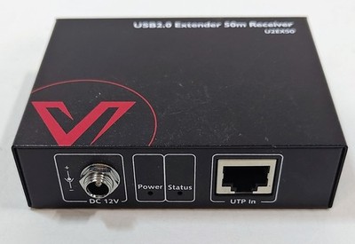 AV Access U2EX50 USB 2.0 50m Extender Receiver w/Power Cord 