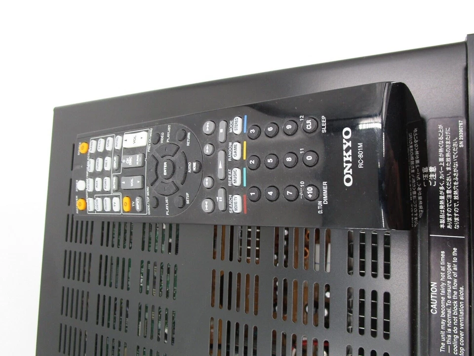 Onkyo TX-NR509 5.1 Channel Network A/V Receiver Working Remote Box Bundle - Image 4 of 4