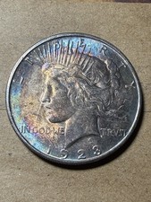 1923 S Peace Dollar - BU Album Toning - As Shown! (#2431)