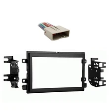 Fits Ford F-150 2004-2006 Double DIN Stereo Harness Radio Install Dash Kit