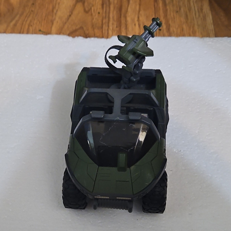 Halo (Microsoft) Military Vehicle Toy w/ Turret Gun Green/Black Plastic 100806KR
