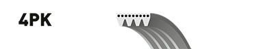 Gates Keilrippenriemen Micro-V® Stretch Fit® 4PK903SF-image