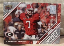 2009 NFL Draft Edition Matthew Stafford Rookie RC #3 Bulldogs