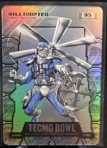 Drew Hill Bo Jackson Battle Arena Tecmo Silver Coin Flip Hillicopter #SC665 Rams