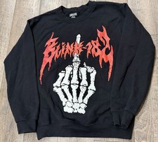Blink 182 Middle Finger Crewneck Sweater size Small