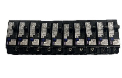 QA115AFCN LOT OF 10 SIEMENS 15A ARC-FAULT AFCI PLUG ON NEUTRAL NO PIGTAIL WIRE